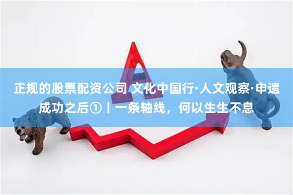 正规的股票配资公司 文化中国行·人文观察·申遗成功之后①丨一条轴线,何以生生不息